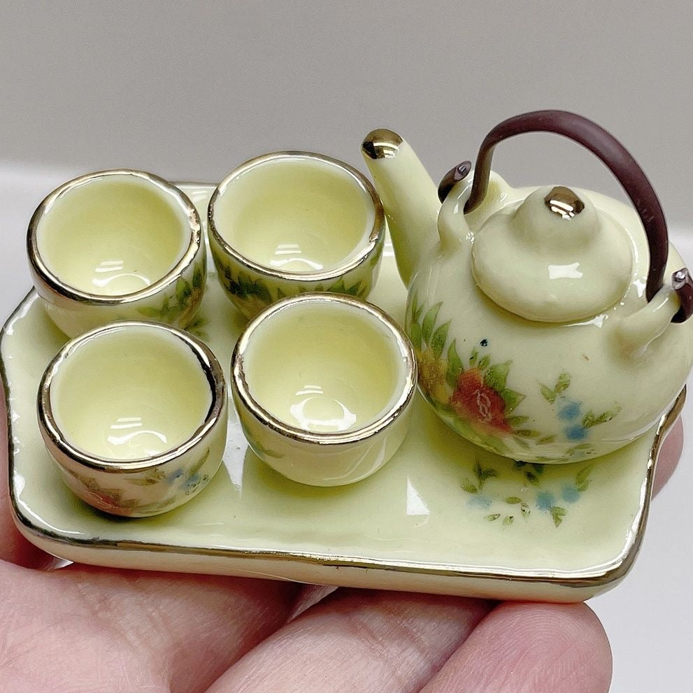 Miniature small tea set table ornaments (mini)