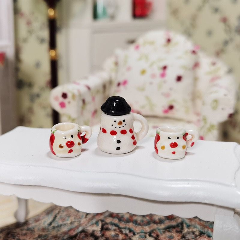 Miniature small tea set table ornaments (mini)