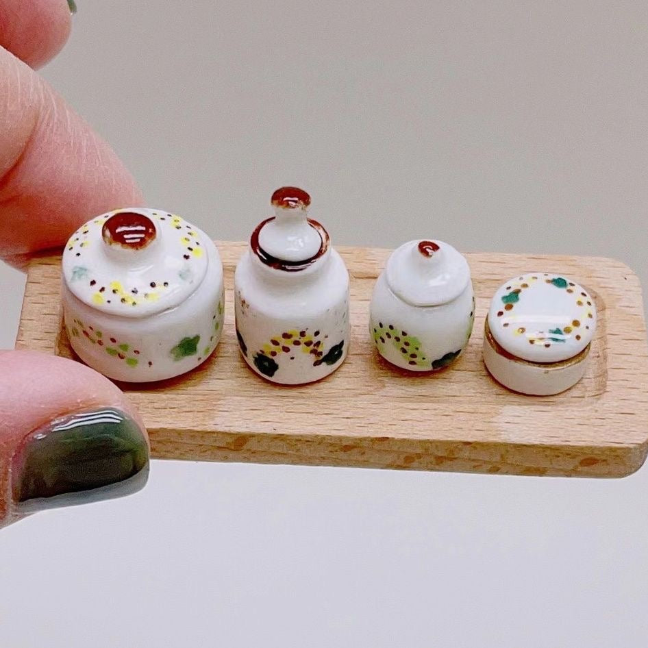 Miniature small tea set table ornaments (mini)