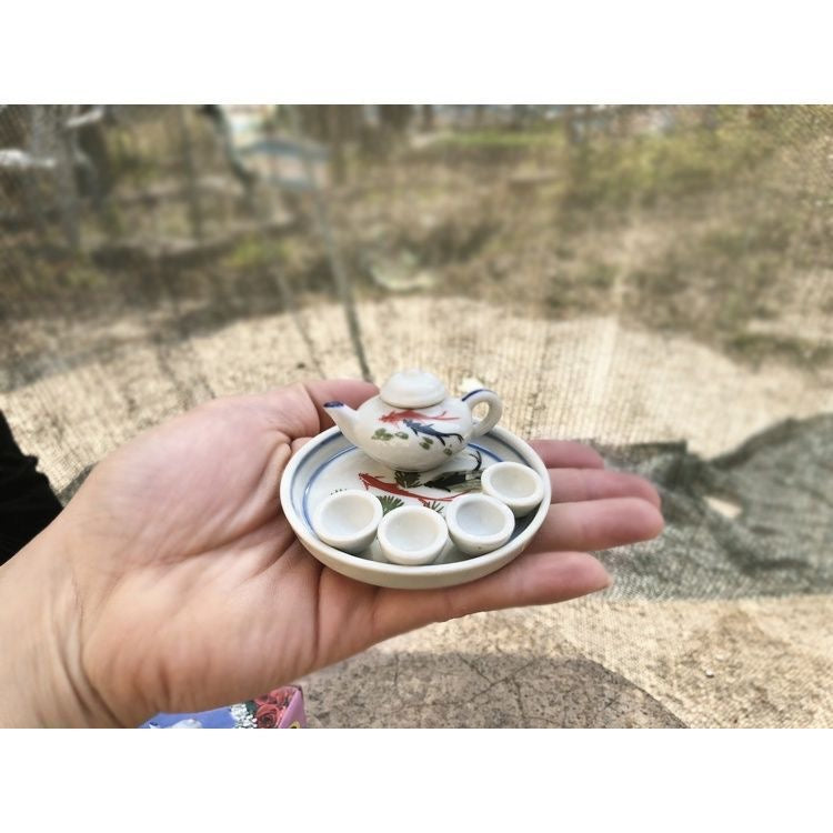 Miniature small tea set table ornaments (mini)