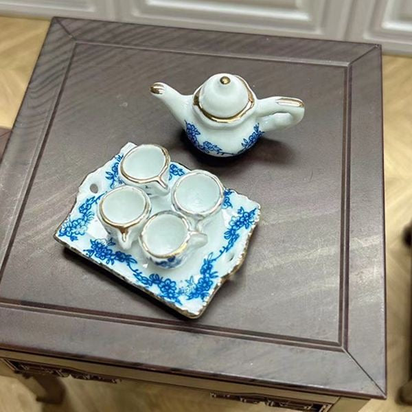 Miniature small tea set table ornaments (mini)