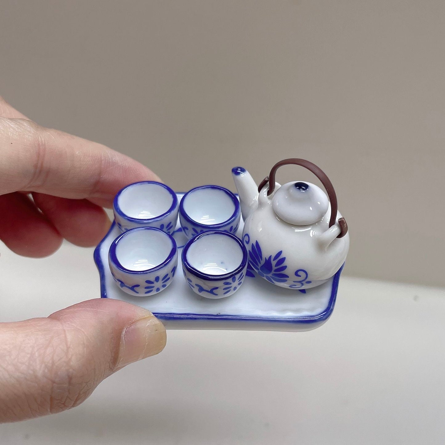 Miniature small tea set table ornaments (mini)