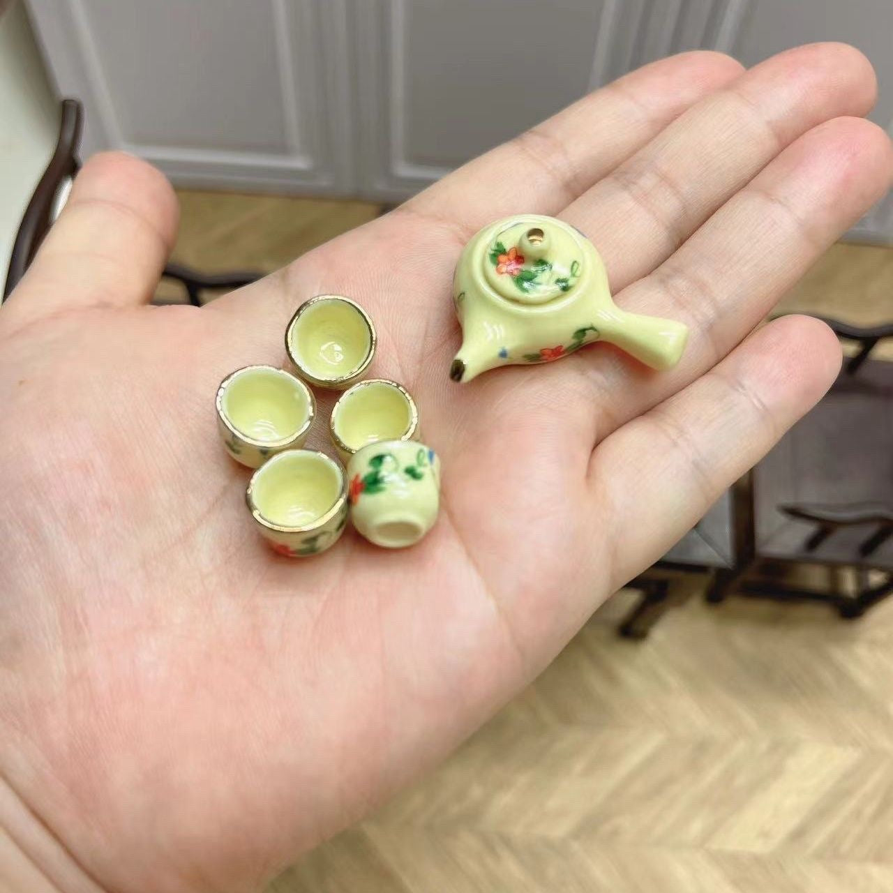 Miniature small tea set table ornaments (mini)