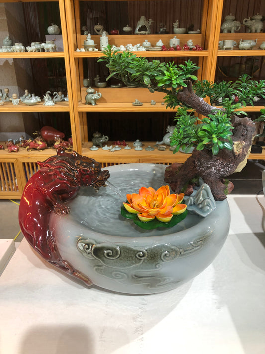 Flowing Water Dragon Ornament