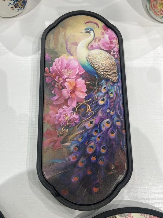 Peacock plate